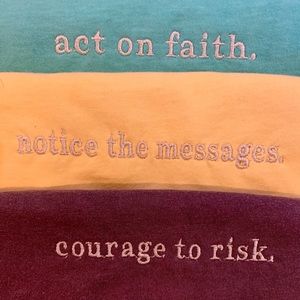 Inspiration wear sleeveless 100% cotton tee